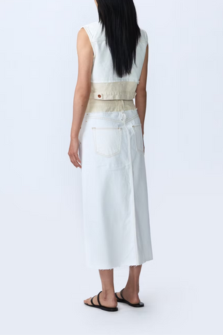 Reworked Dallas Maxi Skirt | Natural Ecru