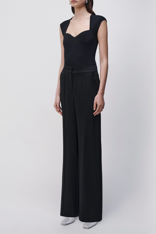 Kyra Classic Wide Leg Pant | Black