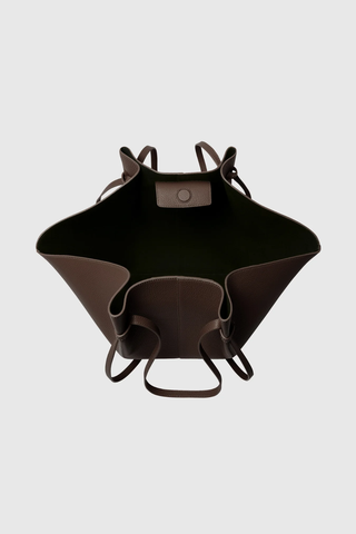 Large Mochi Leather Handbag | Espresso