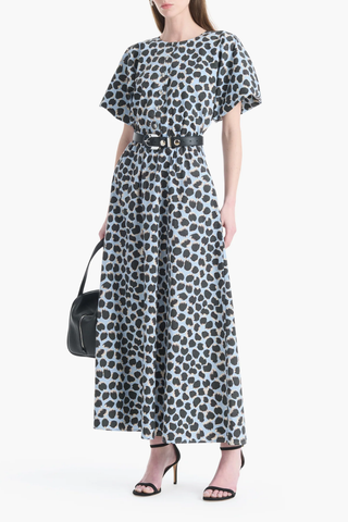 Paulina Dress | Vapor Spotted Leopard