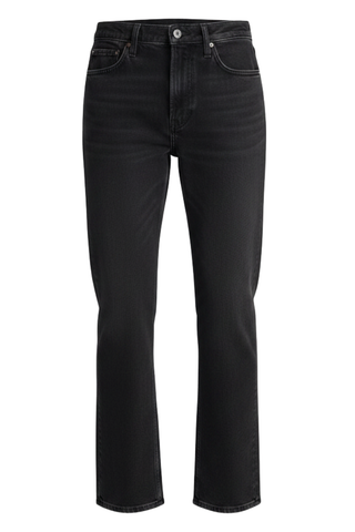 Rene Kick Flare Jean | Faded Black Wash