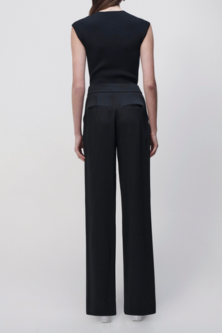 Kyra Classic Wide Leg Pant | Black