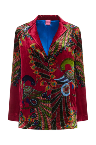 Velvet and Silk Jacket | Peacocks