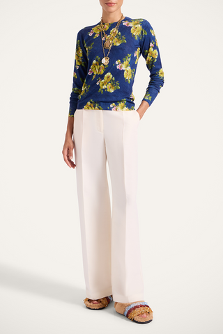 Silky Crew Neck | Riptide