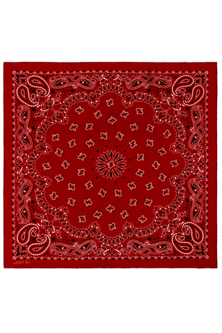 The Silk Bandana | True Red