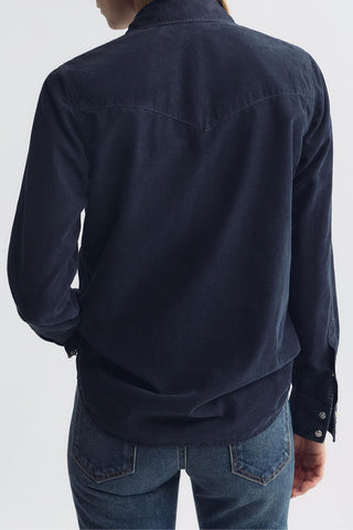Travis Corduroy Shirt | Dusk Navy