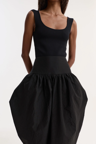 Sculptural Volume Skirt | Black