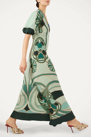 Marlene Dress | Blooming Tulip Placeé Mint