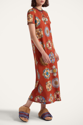 Sporty Swing Dress | Nucleus Rust