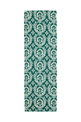 Harringbone Runner | Green Garland (50 X 160)