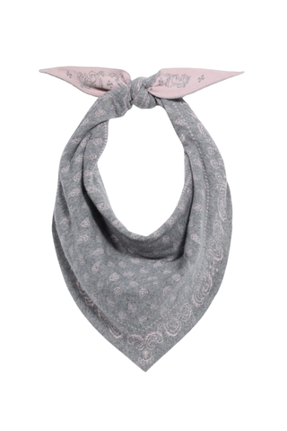 The Wild Rag | Grey/Powder Pink