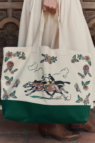 The Derby Tote | Cream