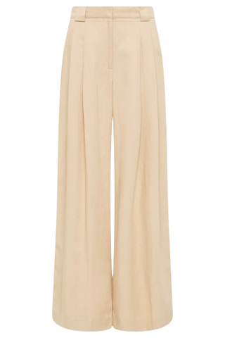 Wide Leg Pleat Pants | Dune