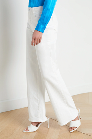 Alicent Wide Leg | Blanc