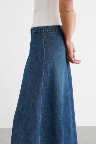 Astrid Denim Skirt | Classic Wash