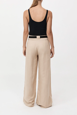 Wide Leg Pleat Pants | Dune