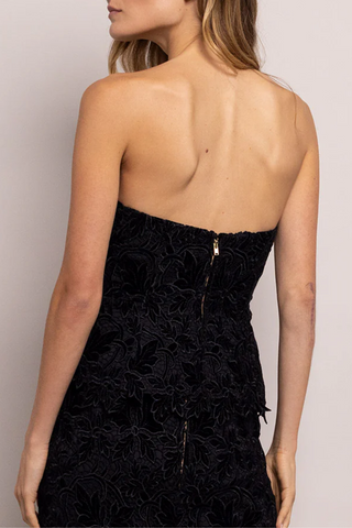 Martin Top | Black Velvet Lace