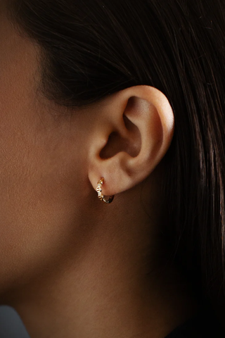 Huggie Earrings | Diamond Bridges