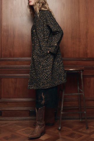 The Trench Coat | Dark Leopard
