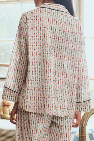 The Pajama Shirt | Ribbon Floral