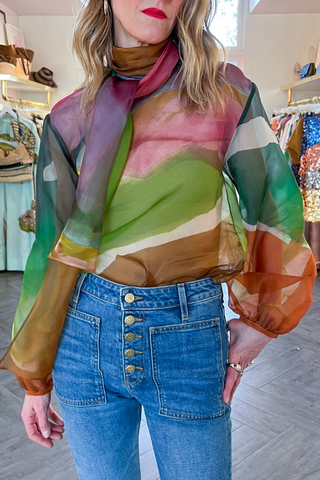 Anisa Organza Blouse | Nature Abhors A Vacuum