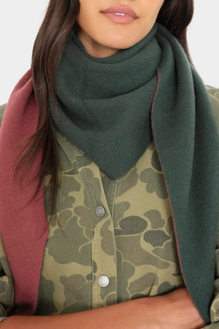 Le Petit Scarf | Rose Meadow Cypress Green