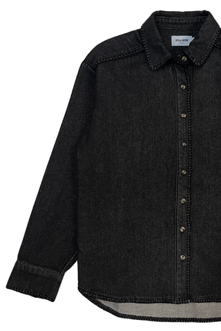 Western Shirt | Washed Black