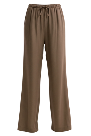 Fluid Pyjama Trousers | Brown Mini Check