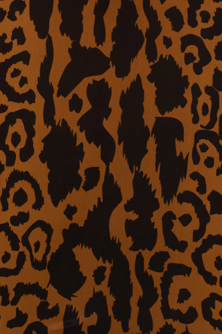 Adelaide Leopard Silk Dress | Dark Brown