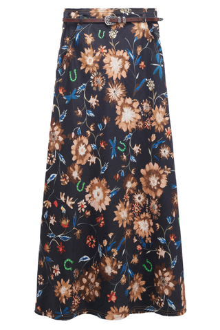 Floral Ease II Skirt Dark Mix