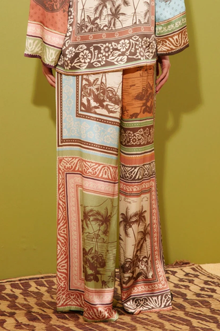 Alberta Silk Pant | Multi