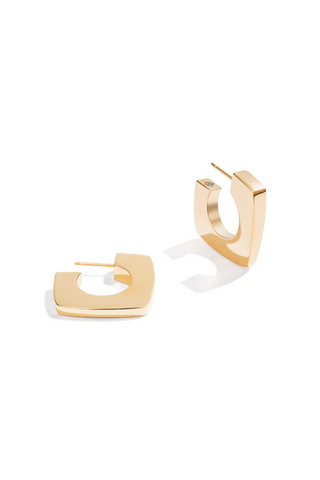 Small Quadro Earrings | Gold