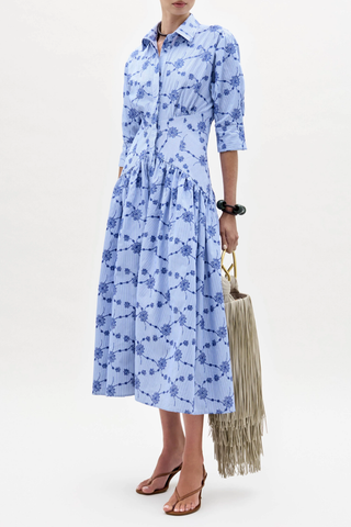 Indy Dress | Embroidered Mini Flowers