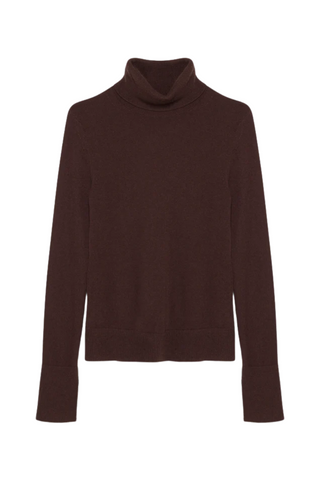 Fenwick Cashmere Turtleneck | Chocolate