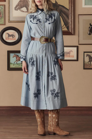 The Big Buckle Belt | Cognac With Brass