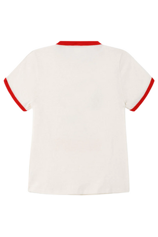 60s Slim Ringer Tee | Snoopy