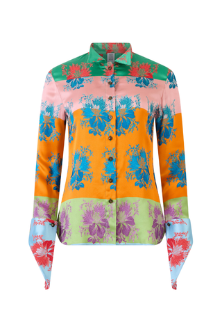 French Cuff Button Up Shirt | Rainbow