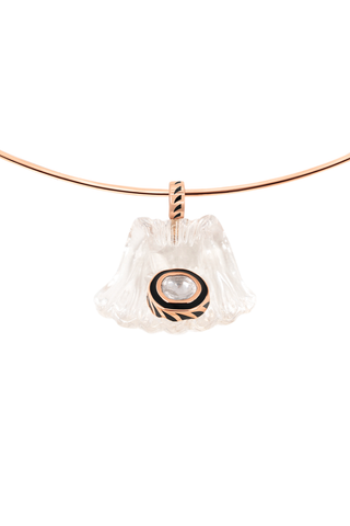 Crystal Classic Capri Shell | Polki Diamond