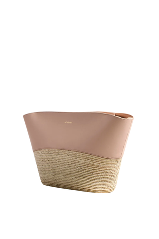 Basket Clutch | Pale Blush