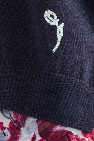 Cashmere Crew Neck Jumper | Navy