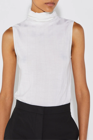 Romy Sleeveless Turtleneck | Ivory