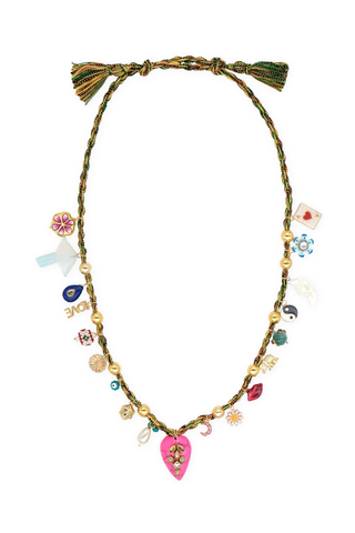 Grigri Necklace Joy Mushroom | Multicolor