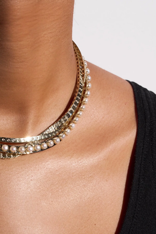 Leggo Mini Diamond Tennis Necklace