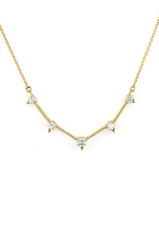 Sari Graduated Necklace | 5 Diamond