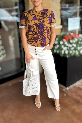 Inez Top | Dark Gold Obscura