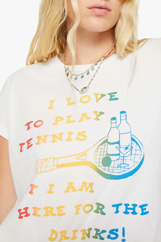 The Boxy Goodie Goodie Tee | I Love To Play Tennis