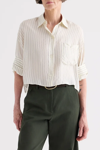 Next Ex Shirt | Ivory/Blue