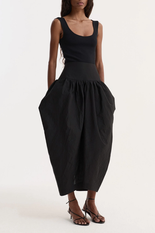 Sculptural Volume Skirt | Black