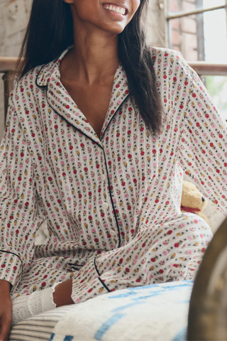 The Pajama Shirt | Ribbon Floral