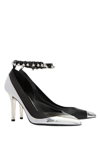 Peleny Heel | Silver/Black